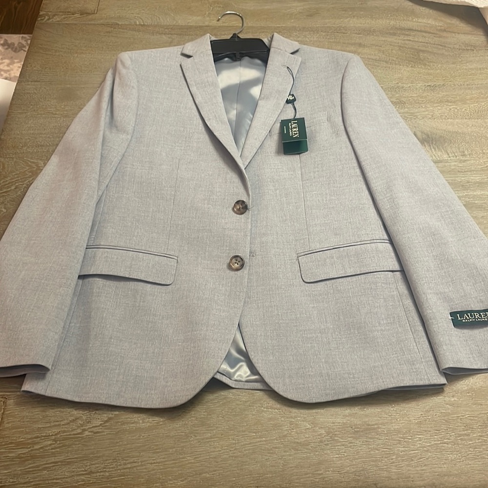 Ralph Lauren Grey suit jacket blazer NWT